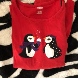 Pink penguin Gymboree shirt